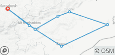 Circuit de 7 jours : Dans le grand désert du Maroc depuis Marrakech - 10 destinations