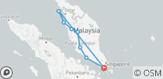  Höhepunkte Malaysias mit Singapur - 8 Destinationen 