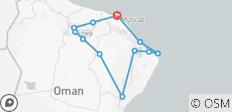 Juwelen des Oman: Eine Privatreise 8 Tage - 12 Destinationen