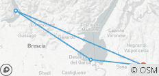 Circuito Privado del Vino,Franciacorta,Lago de Garda y Verona - Circuito de 5 Días - 4 destinos