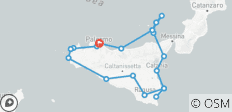 Points forts de la Sicile - 22 destinations