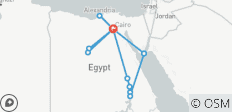 14 Days Cairo, Alexandria, Nile Cruise & El Bahariya Oasis, Sharm - 13 destinations