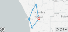  7 Tage HIGHLIGHTS OF NAMIBIA | Privat geführte Lodge - 7 Destinationen 