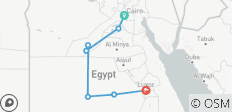Au départ du Caire, forfait de 6 jours pour l\'oasis de Fayoum, le désert blanc et l\'oasis de Bahariya - 7 destinations