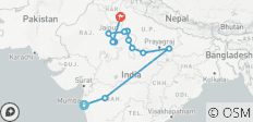  Heritage Tour to India - 15 destinations 