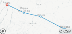 Taste of Italy, Emilia-Romagna Culinary Cycling - Classic Self Guided 5day - 4 destinations
