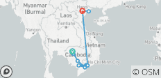 Circuit privé Cambodge et Vietnam en 12 jours - 11 destinations