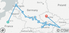 Les joyaux de l\'Europe : Paris et Prague - Paris - Prague (2026) - 24 destinations