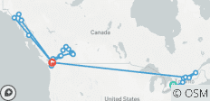 Canada Complet Toronto → Vancouver (2027) - 28 destinations