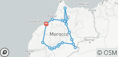 Marokko ab Casablanca - 13 Tage - 19 Destinationen