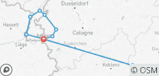 Aken: 3-landenwandeling (7 dagen) - 10 bestemmingen