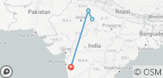 Vanuit Pune: Taj Mahal privétour met vlucht & hotel - 5 bestemmingen