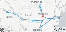 Active &amp; Discovery on the Danube from Serbia to Romania with 2 Nights in Transylvania - 14 destinations 