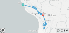 Le meilleur du Pérou et de la Bolivie en budget : Lima, Cusco, Vallée Sacrée, Machupicchu, Montagne Arc-en-ciel, Lac Humantay ou Moray et mines de sel, Lac Titicaca, Copacabana, Île du Soleil, Salines d\'Uyuni et tous les lagons. - 31 destinations