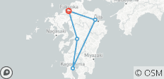 Circuit express de toute l\'île de Kyushu - 5 destinations