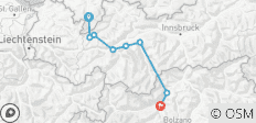 Travesía de los Alpes E5: Oberstdorf - Merano (8 días) - 8 destinos