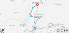 Van Bazel naar Straatsburg (8 dagen) - 7 bestemmingen