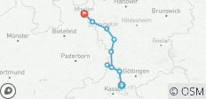 Weser: Wandel van Hann. Münden naar Minden (9 dagen) - 10 bestemmingen