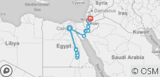  Egypt &amp; Jordan Discovered By Nile Cruise (5 &amp; 4 Star Hotels) - 16 destinations 