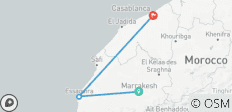 De Casablanca a Marrakech y costa - 6 días - 3 destinos