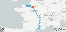  Grand France (2024) (Paris to Arles, 2024) - 21 destinations 