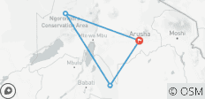 Extension de 2 jours du safari en Tanzanie du Nord - 4 destinations