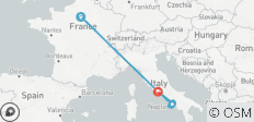 París y el sur de Italia - 7 destinos