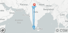 Gemas del Norte y del Sur de la India, vuelos incluidos - 10 destinos