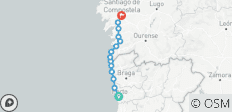  Chemin de Saint-Jacques portugais - Côte - 14 destinations 