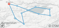 Circuit populaire Yssyk- Kul et Son- Kul au Kirghizistan - 10 destinations