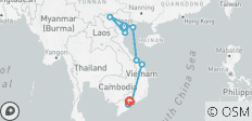 Panorama von Vietnam in 14 Tage - 9 Destinationen