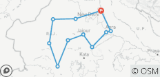 Circuit de 16 jours au Rajasthan avec Taj Mahal et faune sauvage - 11 destinations