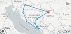 Les Balkans dévoilés - 4 pays en 10 jours - Petit groupe - 12 destinations