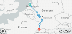  Klassische Rheinkreuzfahrt (Amsterdam - Basel) (10 Destinationen) - 10 Destinationen 