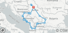 Expérience des Balkans - sept pays en deux semaines - PETIT GROUPE - 26 destinations