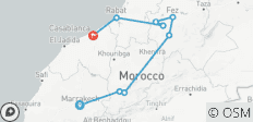The Royal Cities of Morocco Compact - 8 days - 9 destinations
