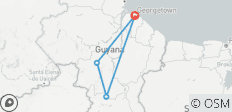 Tailor-Made 5 Days Private Guyana Tour with Kaieteur Falls, Daily Depart - 4 destinations