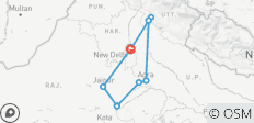 Golden Triangle Tour with Ranthambore (Tiger Safari) and Haridwar Rishikesh !!! - 10 destinations