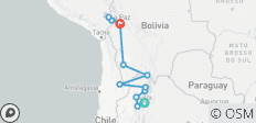 17 Days Magic Triangle of the Andes: Salta, Atacama, Uyuni - 12 destinations