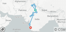  Nordindien, Amritsar mit Goldenem Tempel, Shimla Toy Bahnfahrt, Rajasthan &amp; Goa Bahnreise - 15 Destinationen 
