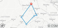 Golden Triangle Tour with Taj Mahal & Ranthambore Tiger Safari - 6 destinations