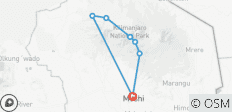 Lemosho Route Trekkingreise (inklusive Unterkunft und Transport) - 7 Tage - 8 Destinationen 