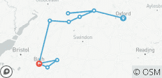  Cycle the Cotswolds: Oxford to Bath - 11 destinations 