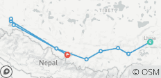 Circuit en groupe à Lhassa, Mt Everest et Mt Kailash Kathmandu - 12 jours