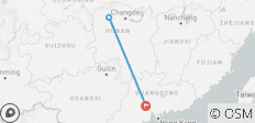 Visite privée de 3 jours à Zhangjiajie depuis Guangzhou en train Bullet aller- retour - 3 destinations