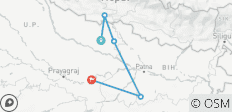 The Buddhist Circuit Tour: Lumbini, Kushinagar, Bodhgaya, and Sarnath - 7 destinations