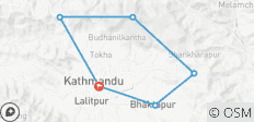Around Kathmandu Valley Cycling Tour - 6 destinations