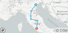  Northern Italy: Venice to Rome (Small Group) - 7 destinations 