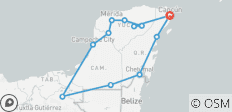 Yucatán Highlights - 12 Destinationen
