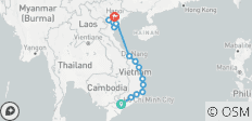 Cycle Vietnam from Saigon to Hanoi – 17 Days of Adventure and Discovery - 14 destinations